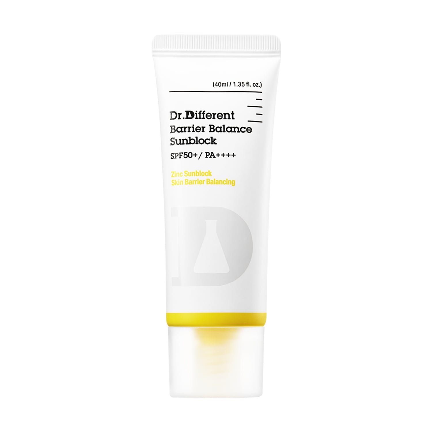 Сонцезахисний крем для обличчя Dr.Different Barrier Balance Sunblock SPF 50+ PA++++, 40 мл